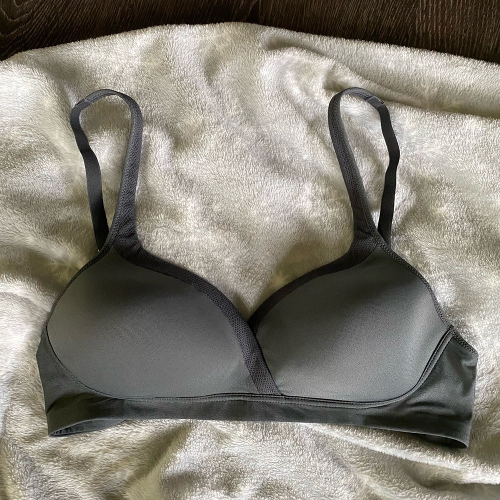 Hanes gray bra